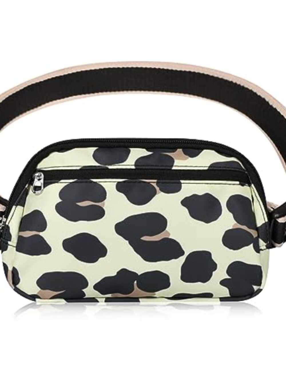 Mini Crossbody Belt Bag Water-Resistant Polyester Adjustable Strap